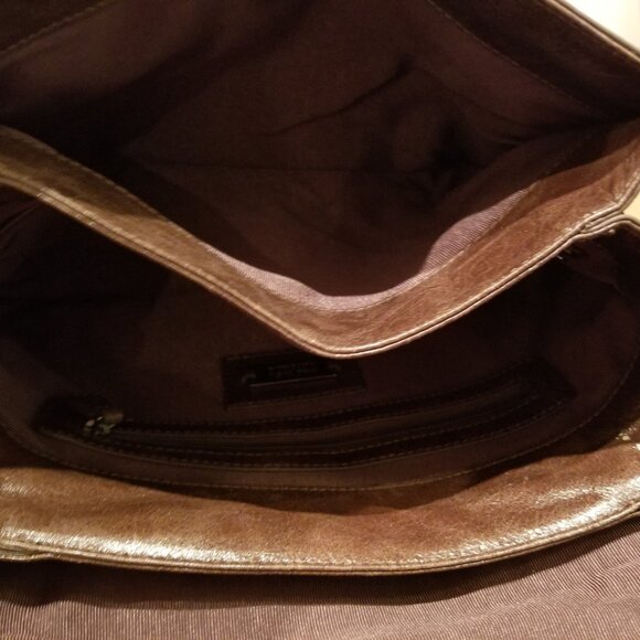 BADGLEY MISCHKA BROWN LEATHER HANDBAG - Mint condition - Picture 6 of 7